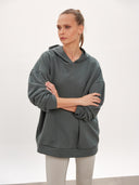 Altra Volta Oversized Hoodie mit Rückenausschnitt
