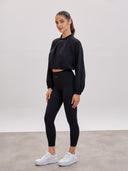 Altra Volta Cropped Sweatshirt mit Ballonärmeln