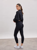 Altra Volta Cropped Sweatshirt mit Ballonärmeln