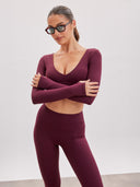 Altra Volta Long Sleeve Scoop Crop