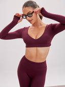 Altra Volta Long Sleeve Scoop Crop